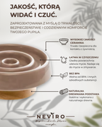 Ceramiczna miska Slow Feeder z podstawką